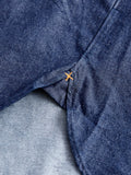 Denim Button-Down Shirt in Indigo