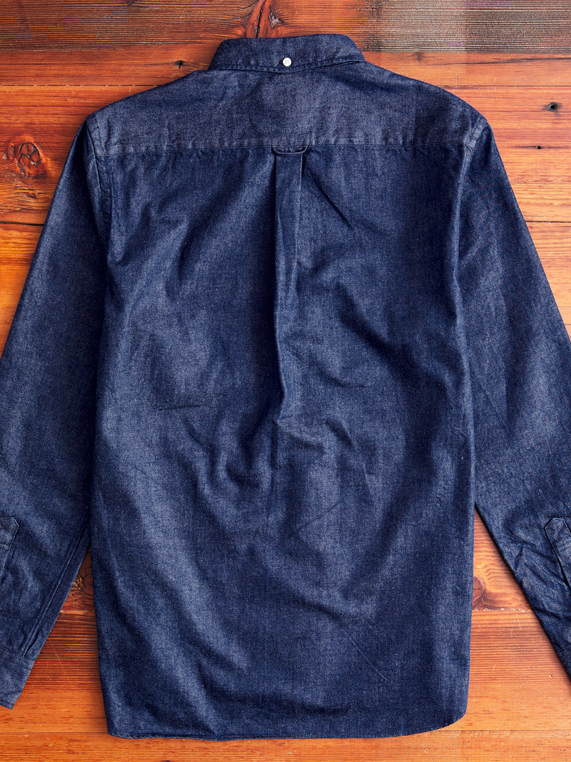 Button Detail Cotton Denim Shirt main image 0