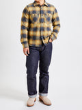 "BM Shirt" in Gold Ombre Plaid