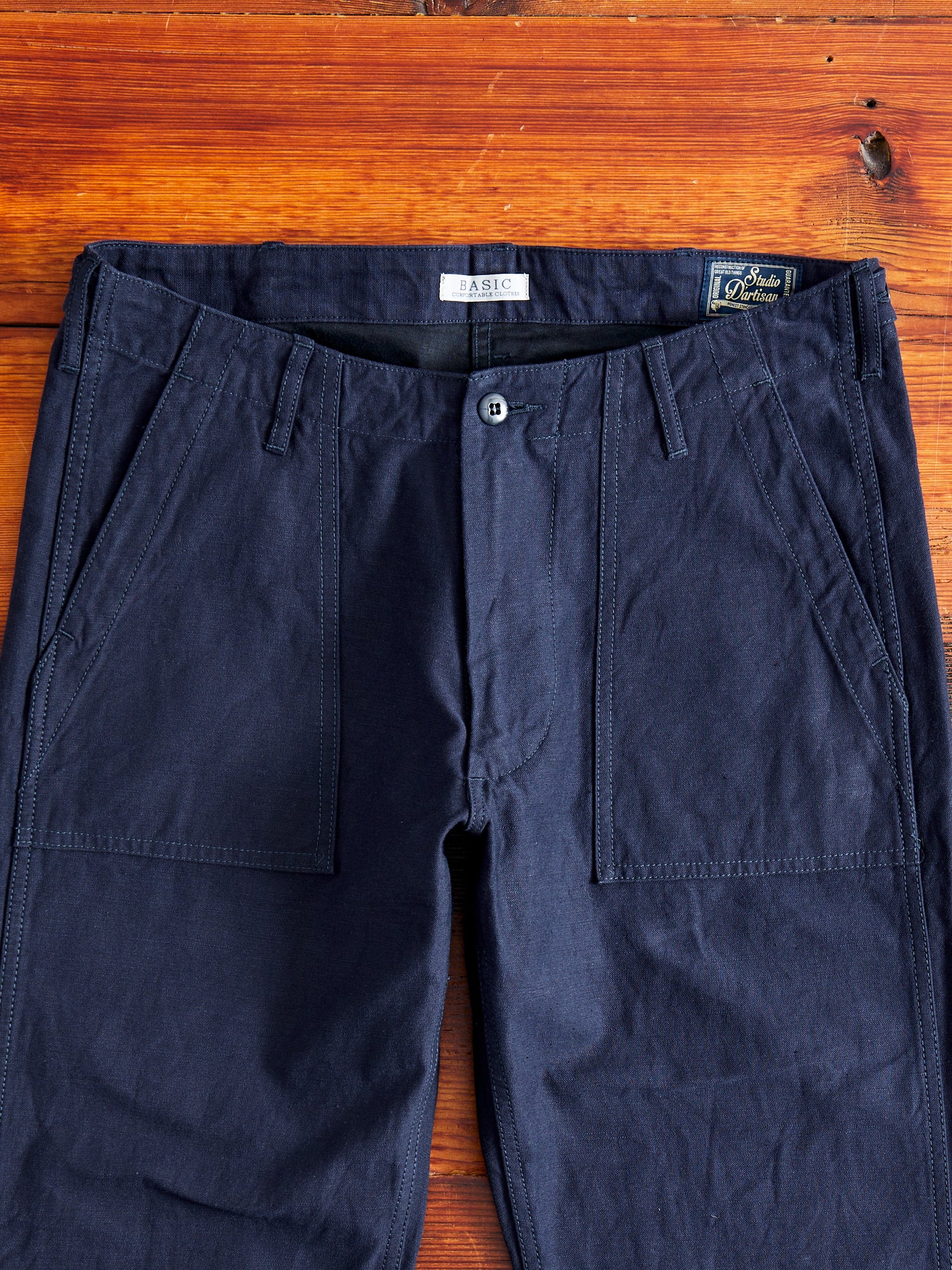 1811-IND Military Baker Pants in Indigo – Blue Owl Workshop