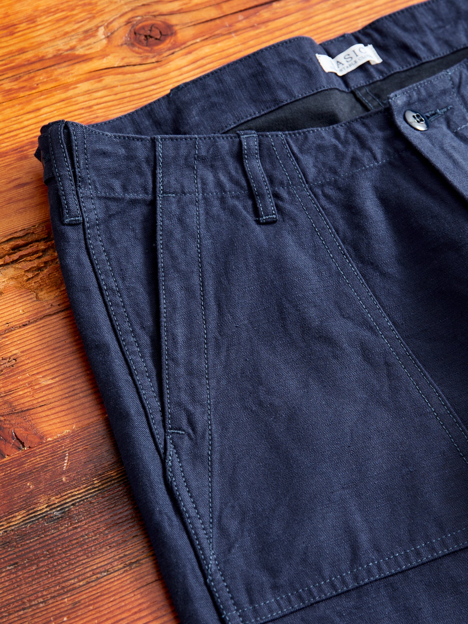 1811-IND Military Baker Pants in Indigo – Blue Owl Workshop