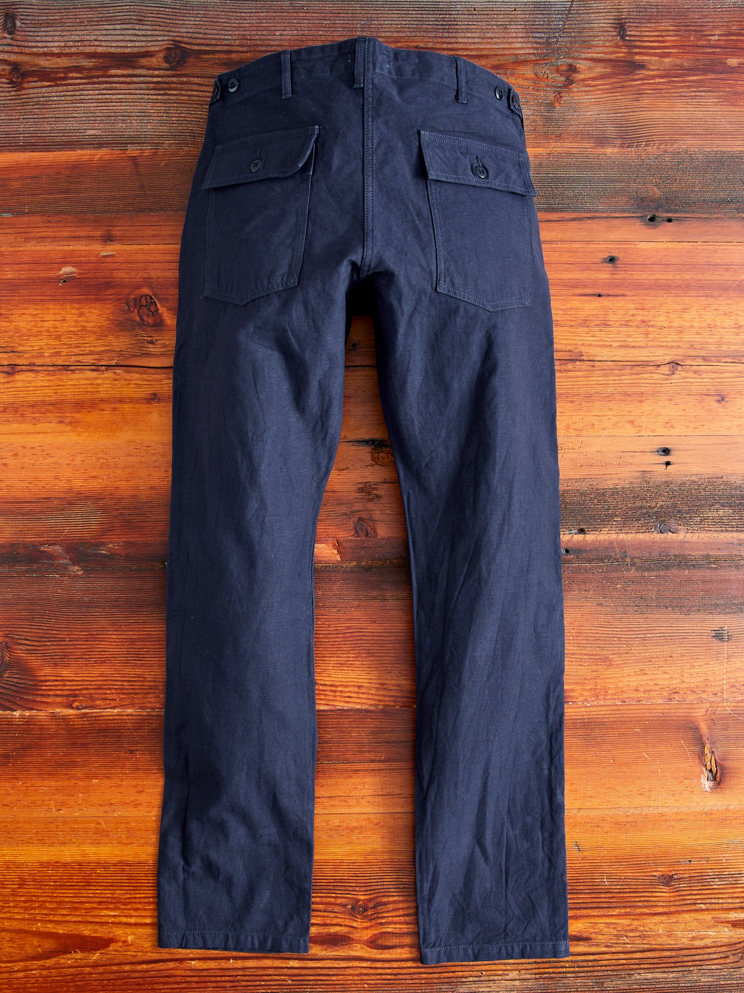 1811-IND Military Baker Pants in Indigo – Blue Owl Workshop
