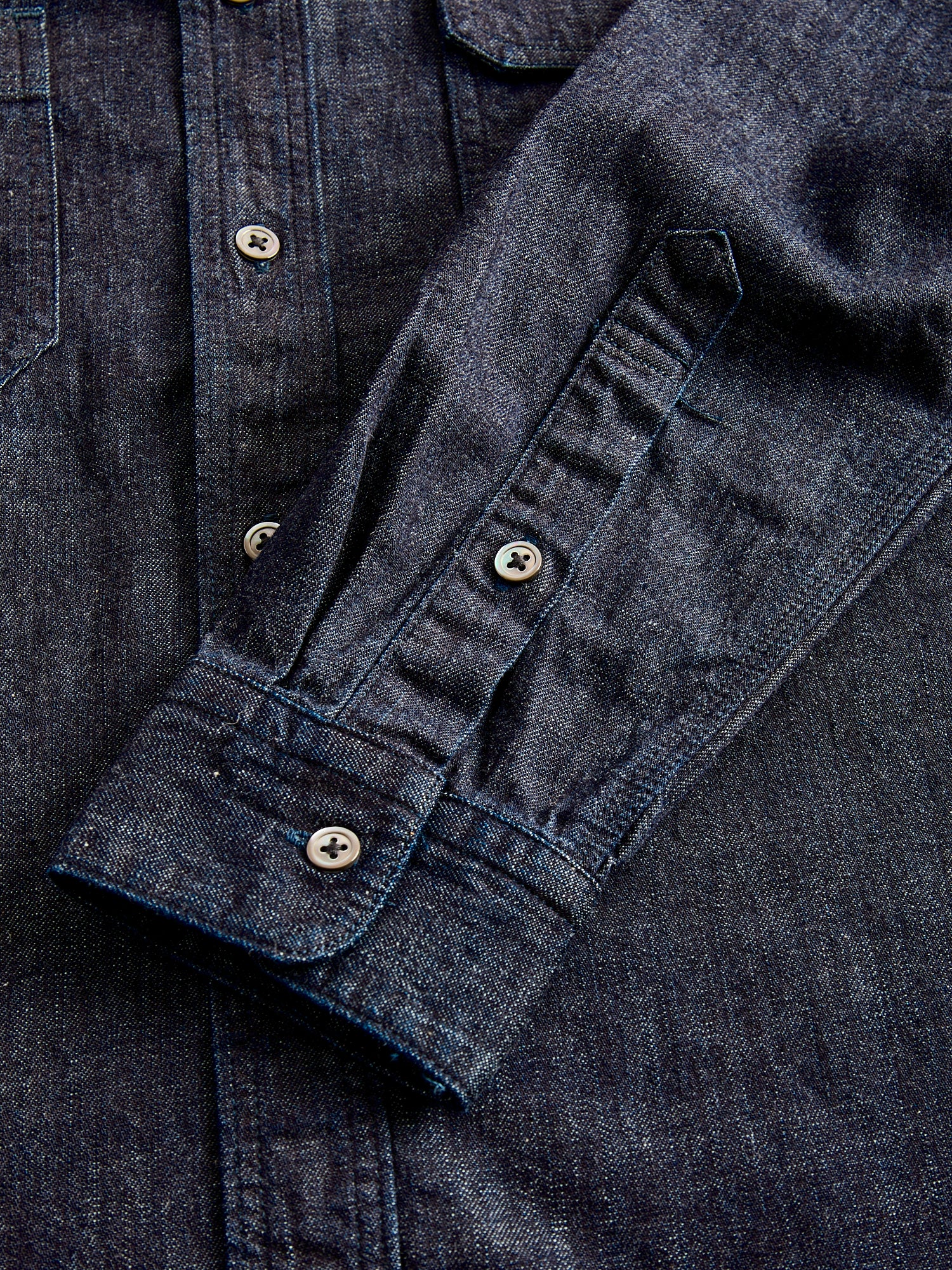 8oz Selvedge Denim Work Shirt in Indigo – Blue Owl Workshop
