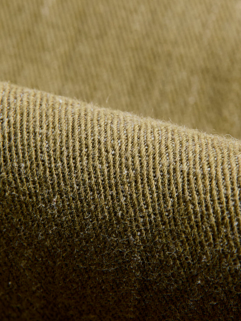 MJXE1300 "British Army Green" 10.5oz Selvedge Denim - Relaxed Tapered Fit