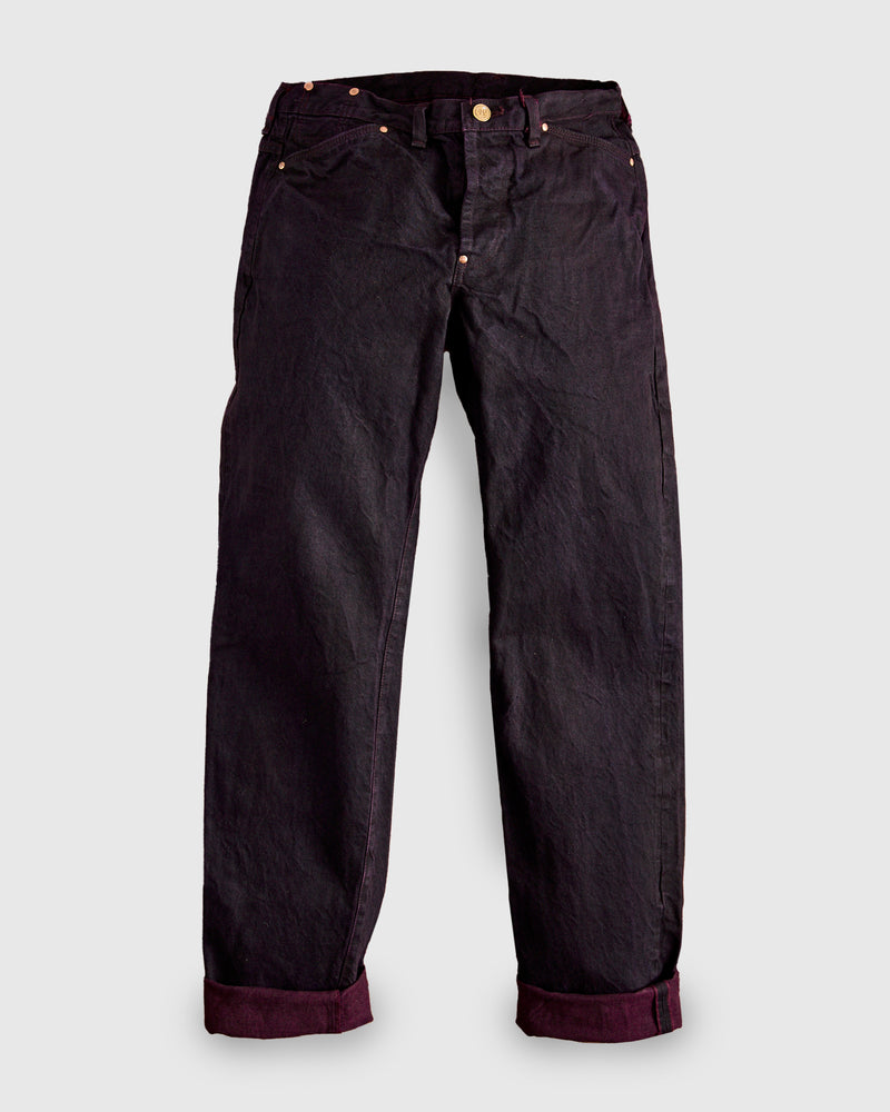 131 "Hadal Purple Overdye" 16oz Selvedge Denim - Lost Jeans Fit