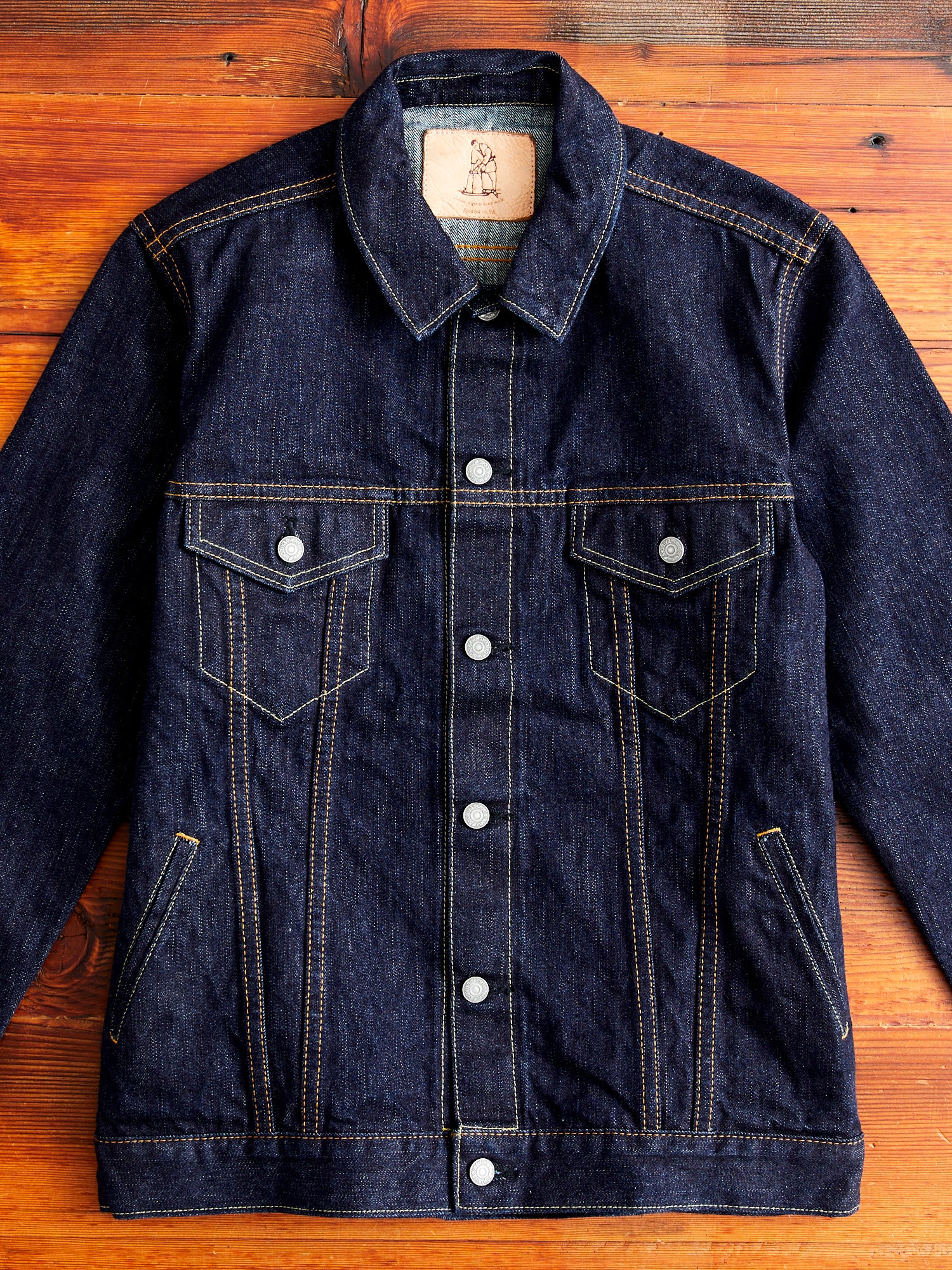 6114 14oz Type-3 Denim Jacket in Indigo – Blue Owl Workshop