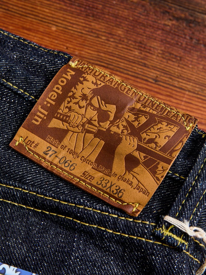 S140VXJ "Jin" 17oz Left Hand Twill Selvedge Denim - Relaxed Tapered Fit