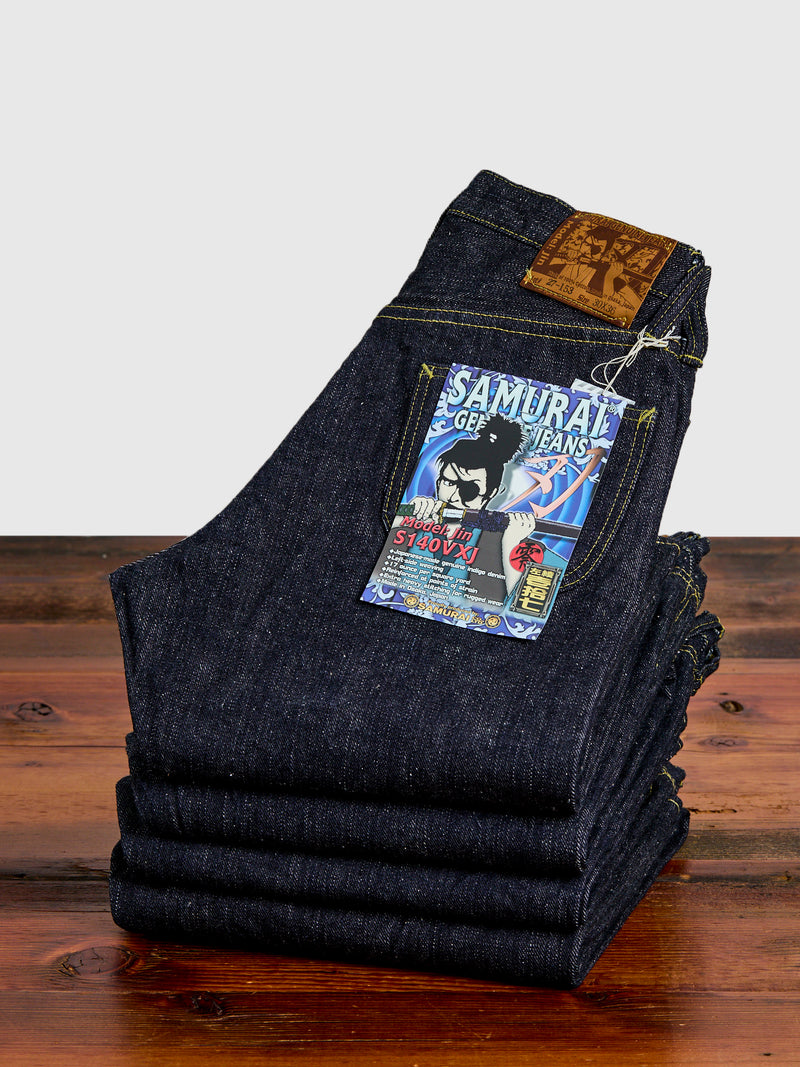 S140VXJ "Jin" 17oz Left Hand Twill Selvedge Denim - Relaxed Tapered Fit