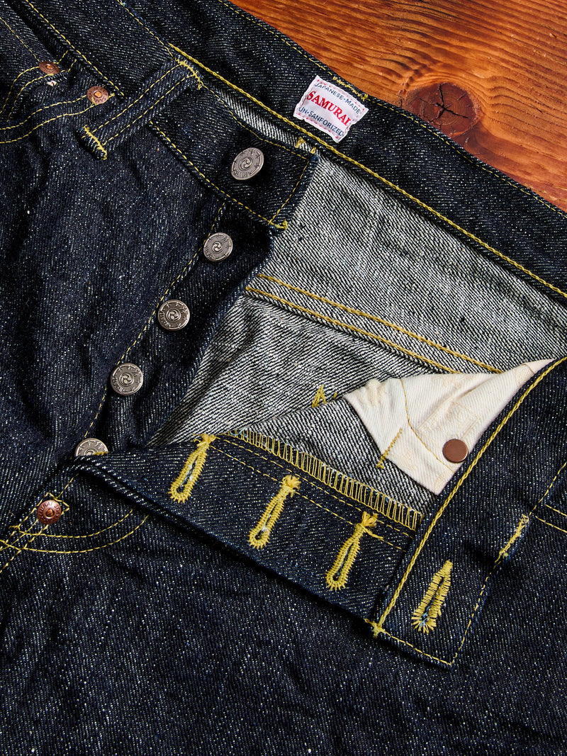 S140VXJ "Jin" 17oz Left Hand Twill Selvedge Denim - Relaxed Tapered Fit