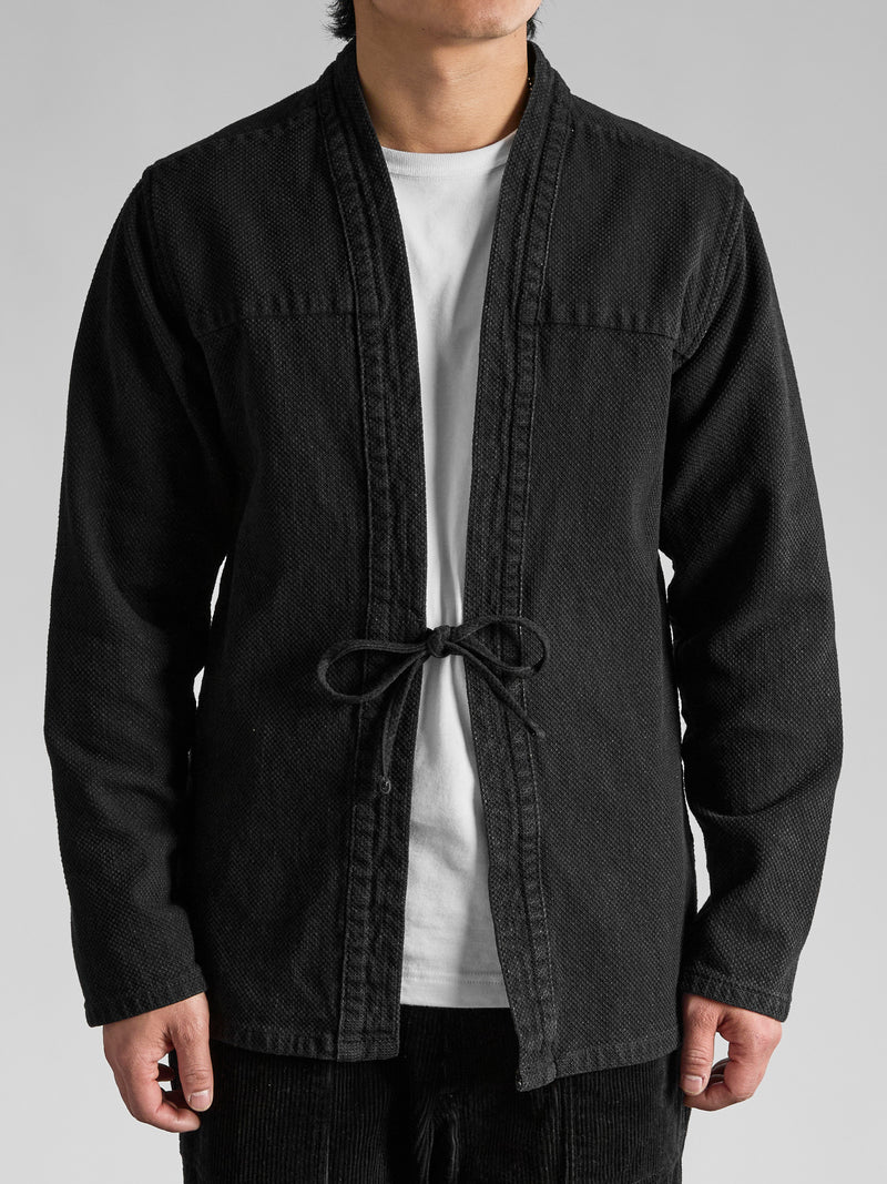 "Black Kikko" Kimono Shirt