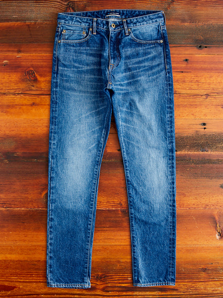 J201-MID "Circle Washed" 14.8oz Washed Selvedge Denim - Tapered Fit