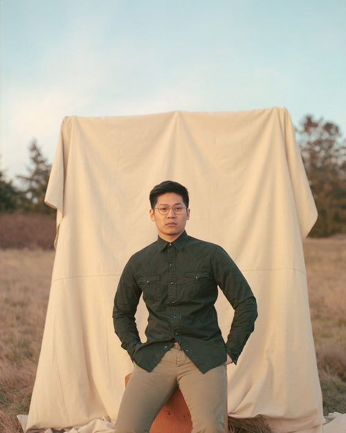 Heritage Western Workshirt in Polo Black