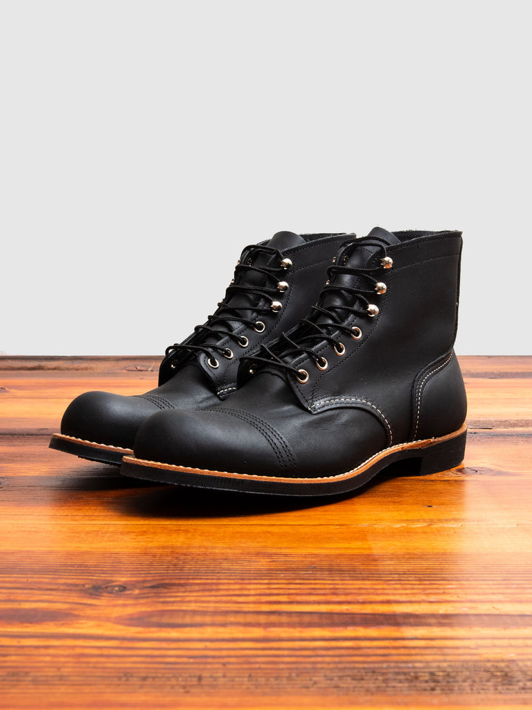 8084 Iron Ranger Boot in Black