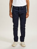 1167-WID 13oz Rinsed Stretch Double Indigo Selvedge Denim - Relaxed Tapered Fit