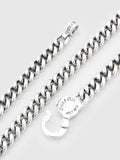 Curb Chain Necklace Size A in Sterling Silver