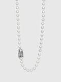 Desert Sessions Poplock Ball Chain Necklace in Sterling Silver