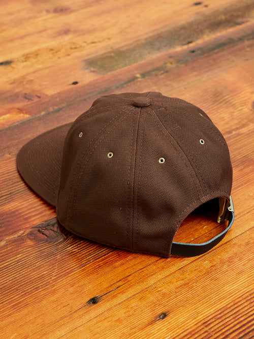 Twist Yarn Cap in Brown