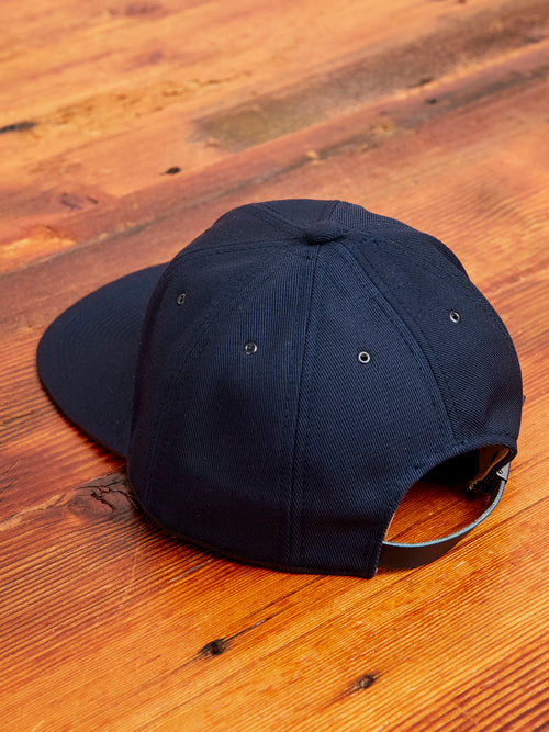 Twist Yarn Cap in Navy