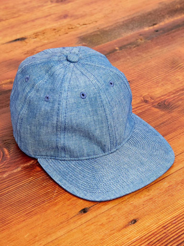 Chambray Cap in Blue