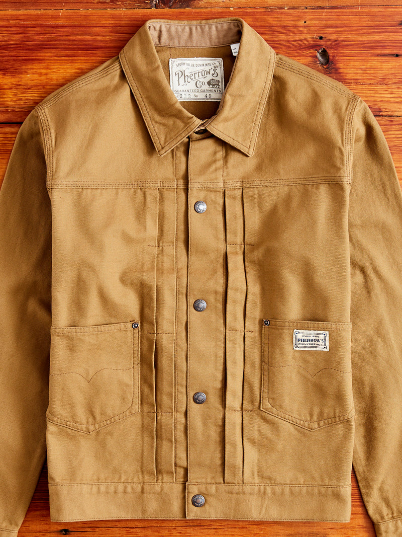 222WJ Duck Canvas Jacket in Brown – Blue Owl Workshop