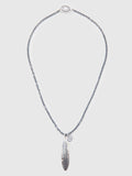 Pherrow's x Peace Feather Necklace in Silver