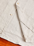 Wonder Linen Short-Sleeve Shirt in Beige