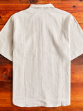 Wonder Linen Short-Sleeve Shirt in Beige