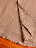 Wonder Linen Short-Sleeve Shirt in Brown