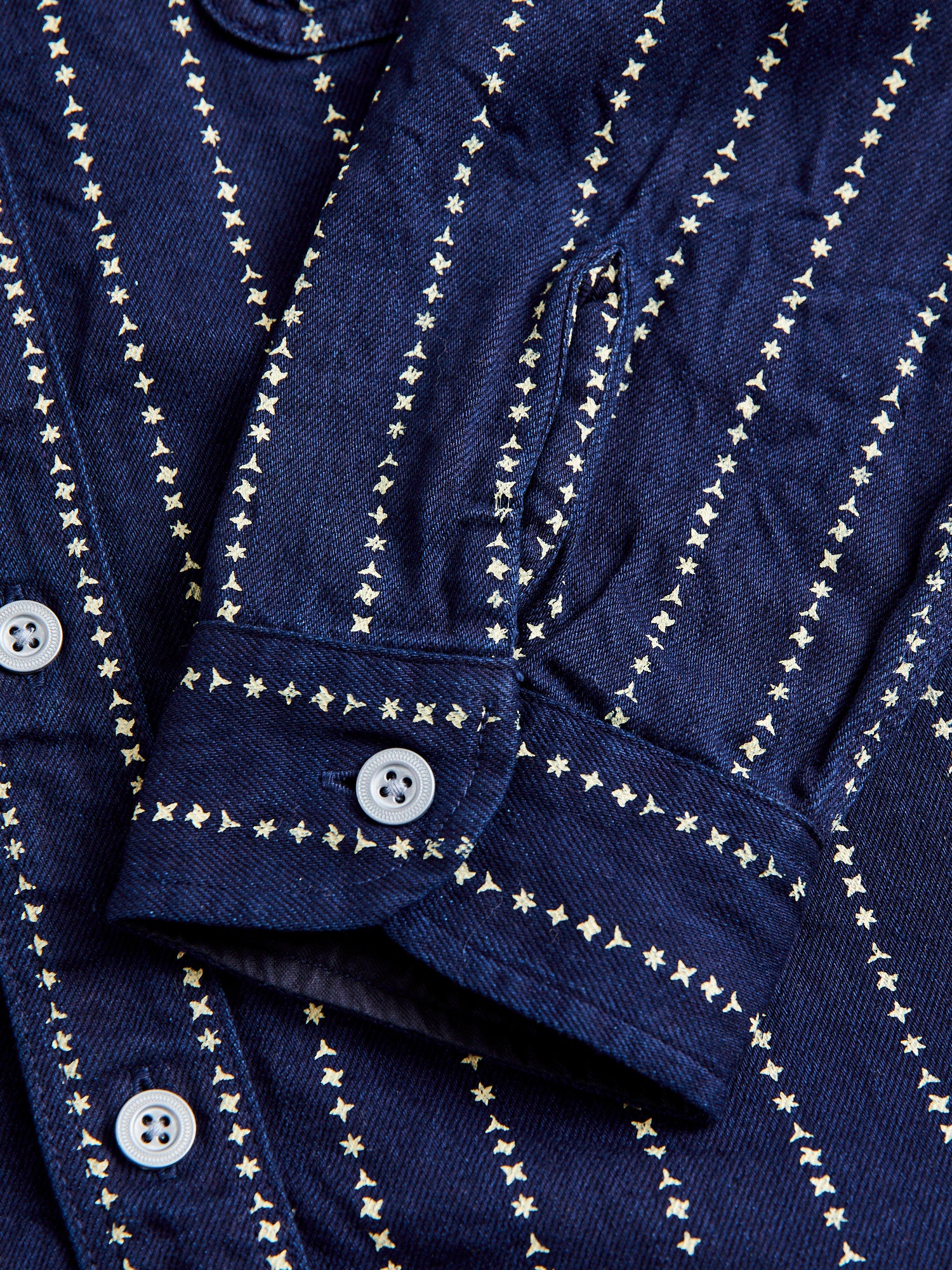 Shuriken Wabash Stripe Work Shirt in Indigo Black – Blue Owl Workshop