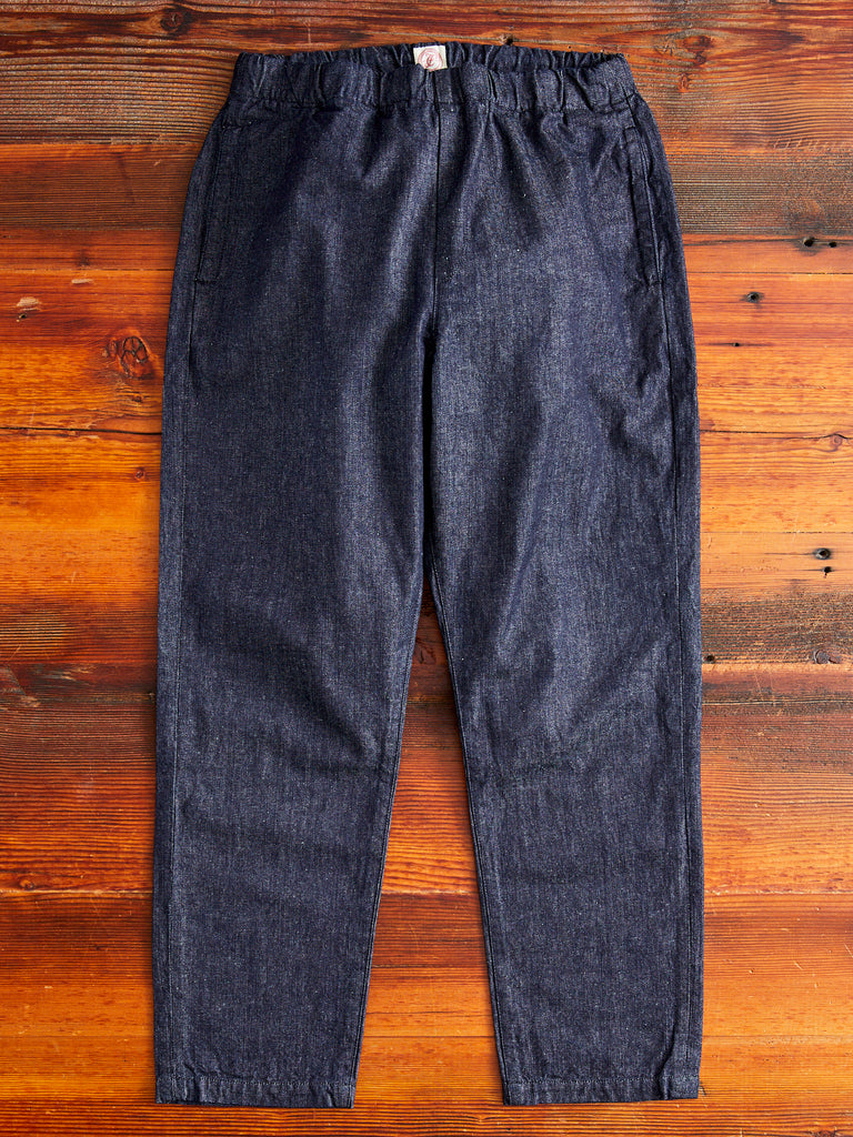 Lightweight Denim Easy Pants in Indigo