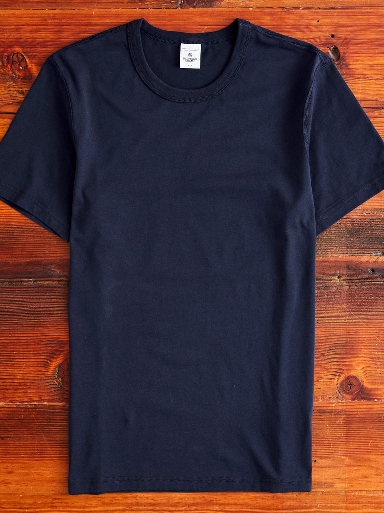 Ringspun Jersey Tshirt in Navy Blue Owl