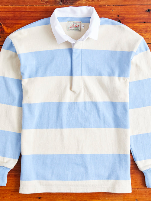 Rugby Shirt in Natural Light Blue