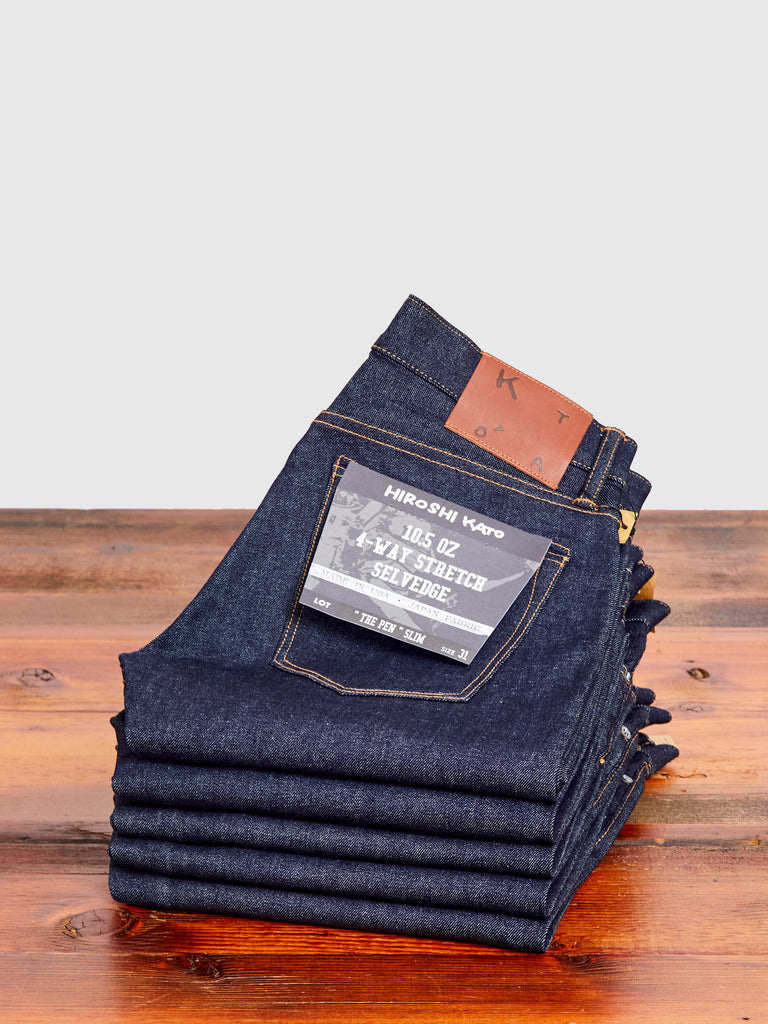 Kato Pen Slim Fit Jeans | Black