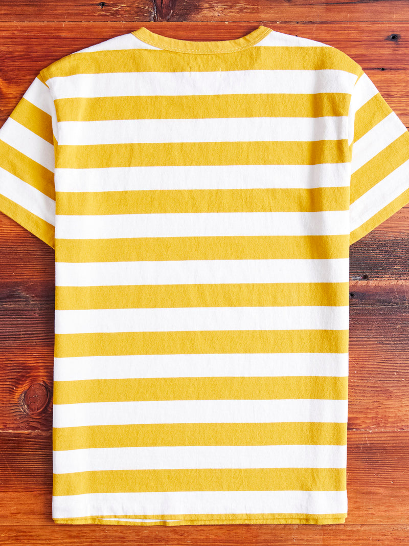 Shifter Stripe T-Shirt in Mustard