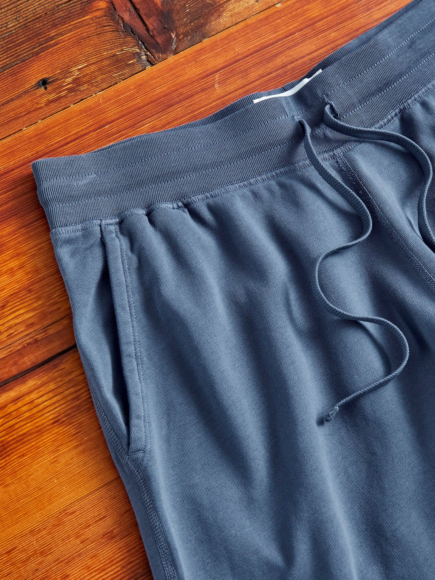 Lightweight Terry Sweatshort in Washed Blue – Blue Owl Workshop