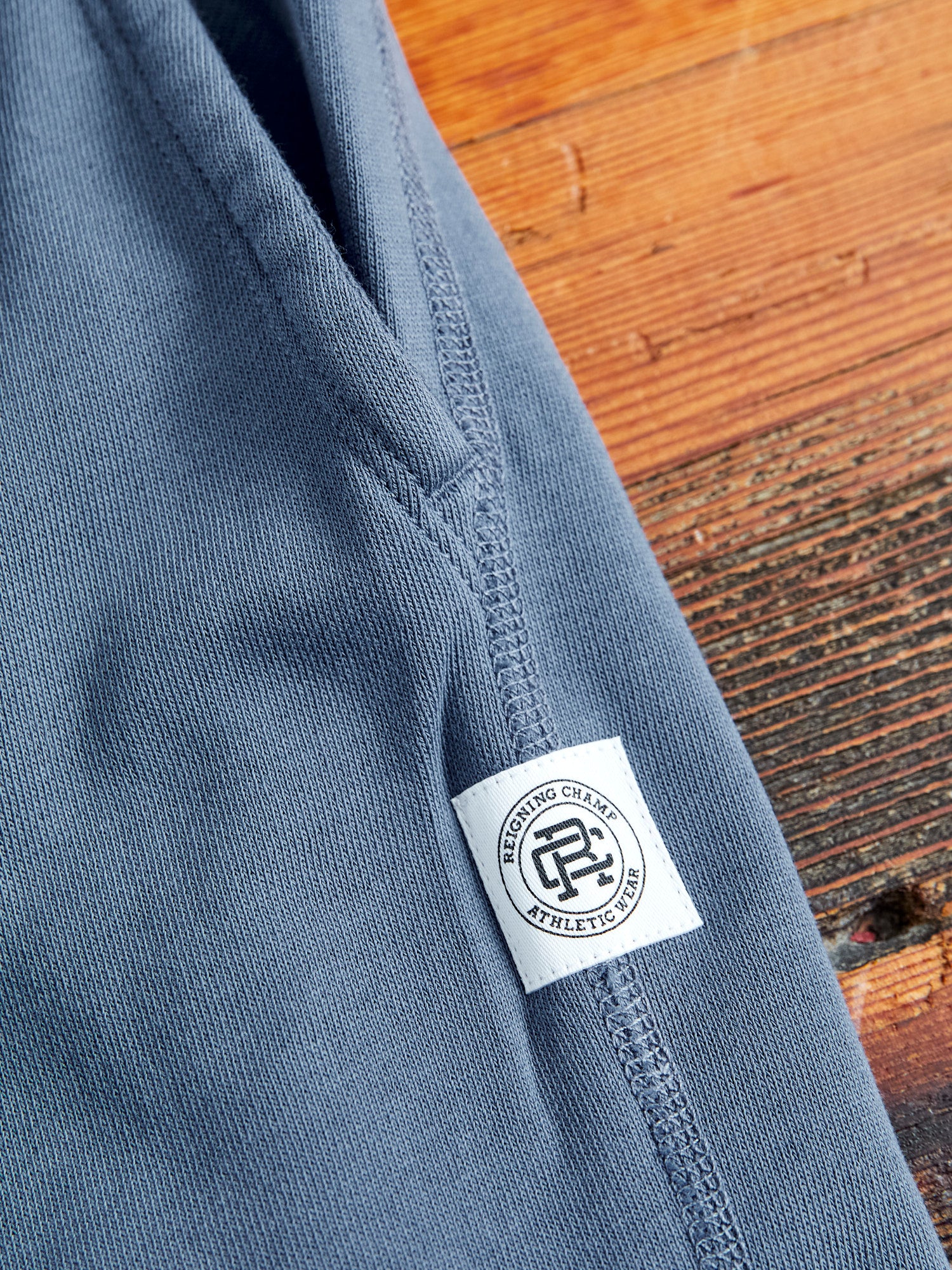 Lightweight Terry Sweatshort in Washed Blue – Blue Owl Workshop