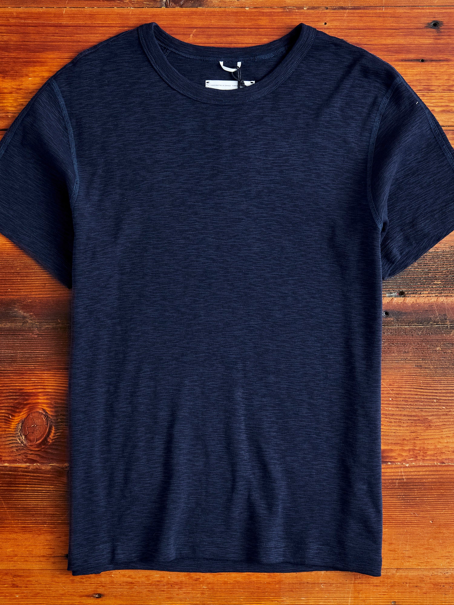 1x1 Slub T-Shirt in Navy – Blue Owl Workshop