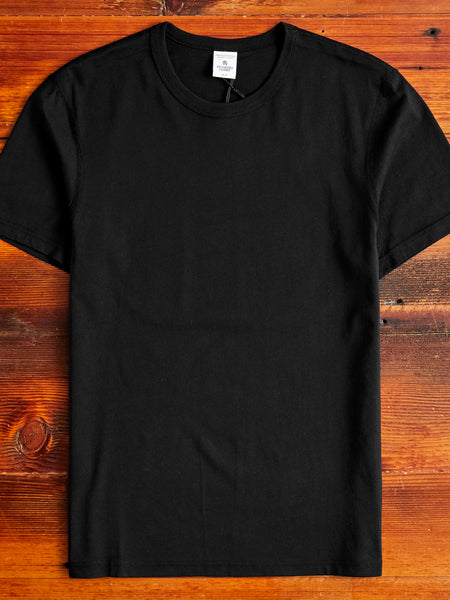 Ringspun Jersey T-shirt in Black