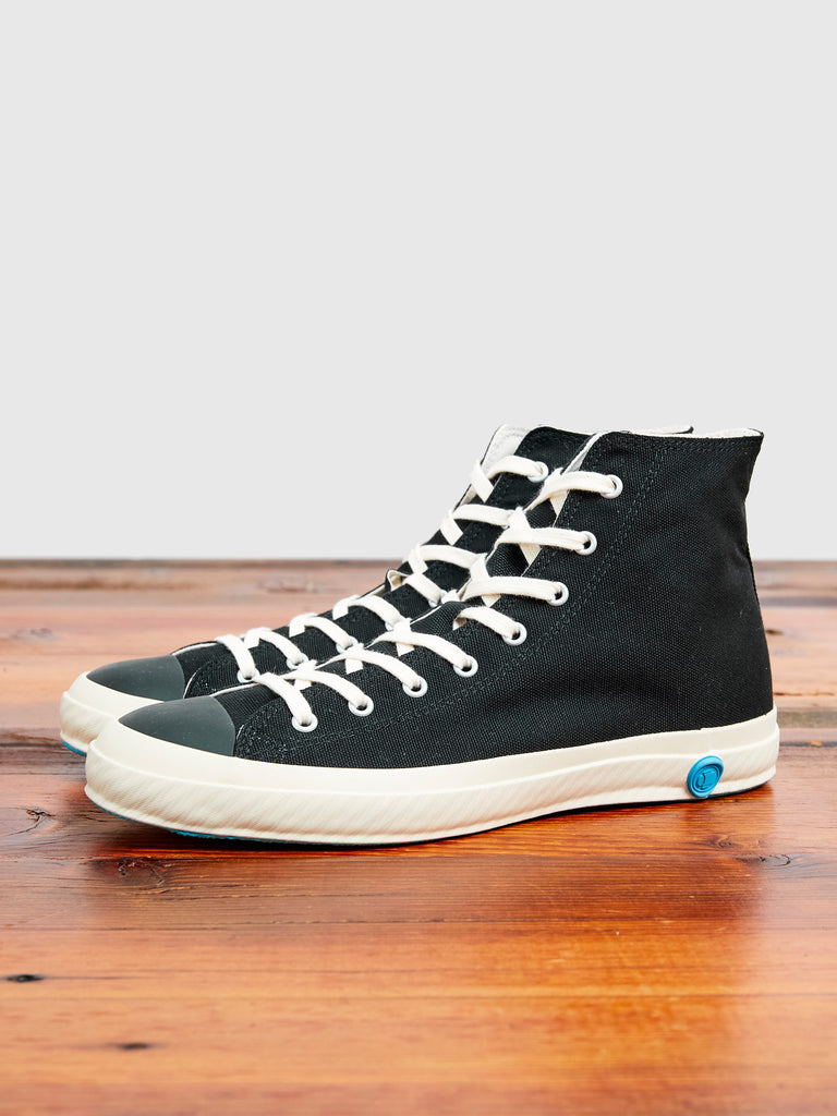 Unisex Boots Black Color White Sole High Top Sneakers Fashion Daily Sneakers