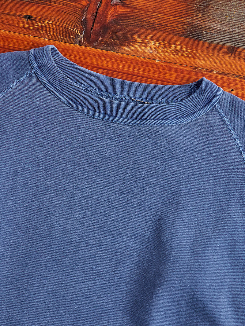 Pigment Dyed French Terry Sweatshirt in Indigo – Blue Owl Workshop