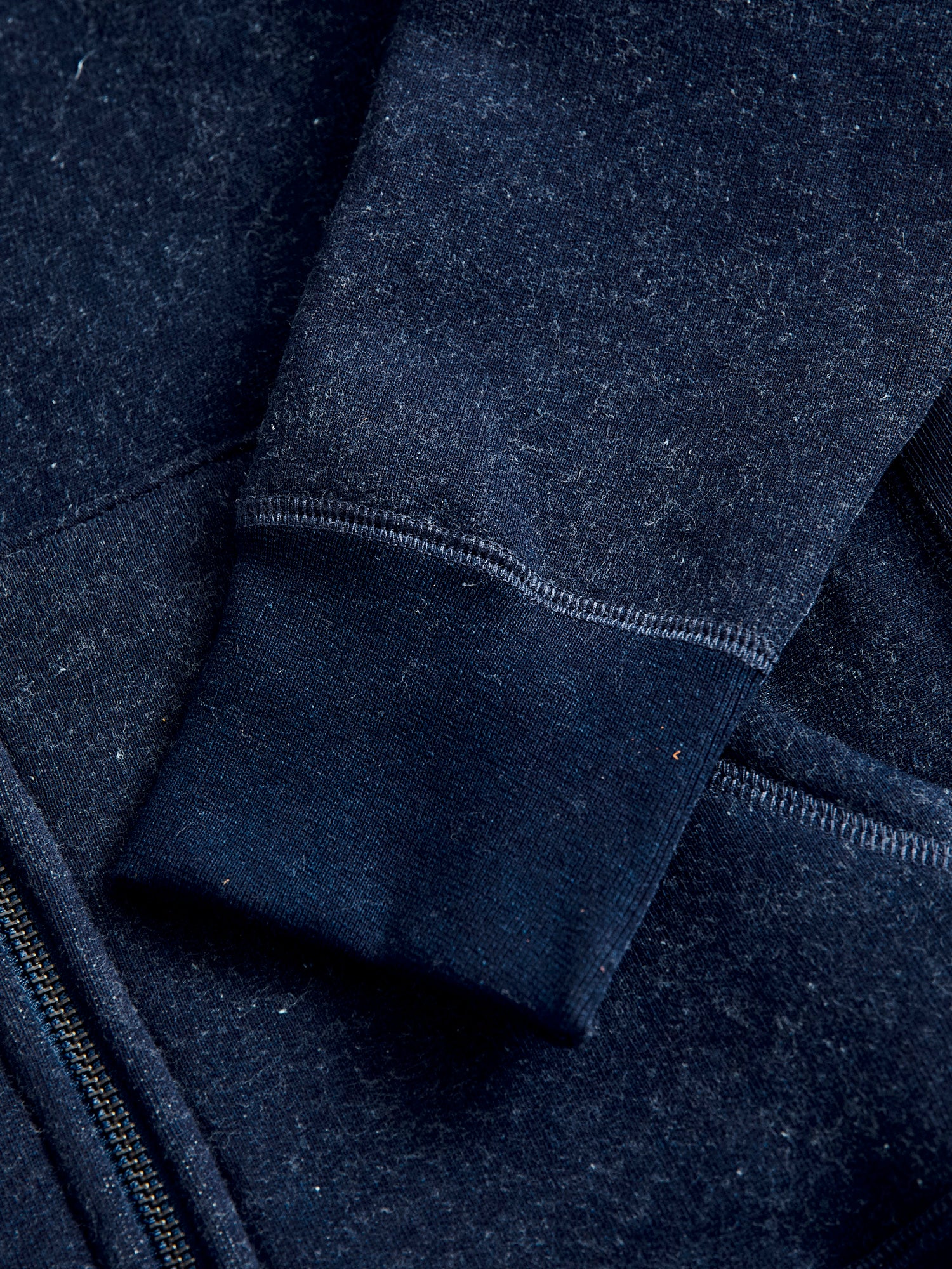 9090 Zip Hoodie indigoL☆ Heavyweight Zip Hoodie in Indigo – Blue Owl Workshop