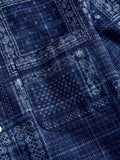 Stripe Print Hawaiian Shirt in Indigo – Blue Owl Workshop