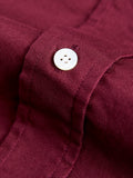 Oxford Button-Down Shirt in Burgundy