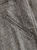 Crissman Overshirt in Black & Natural Herringbone