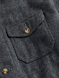 Crissman Overshirt in Charcoal