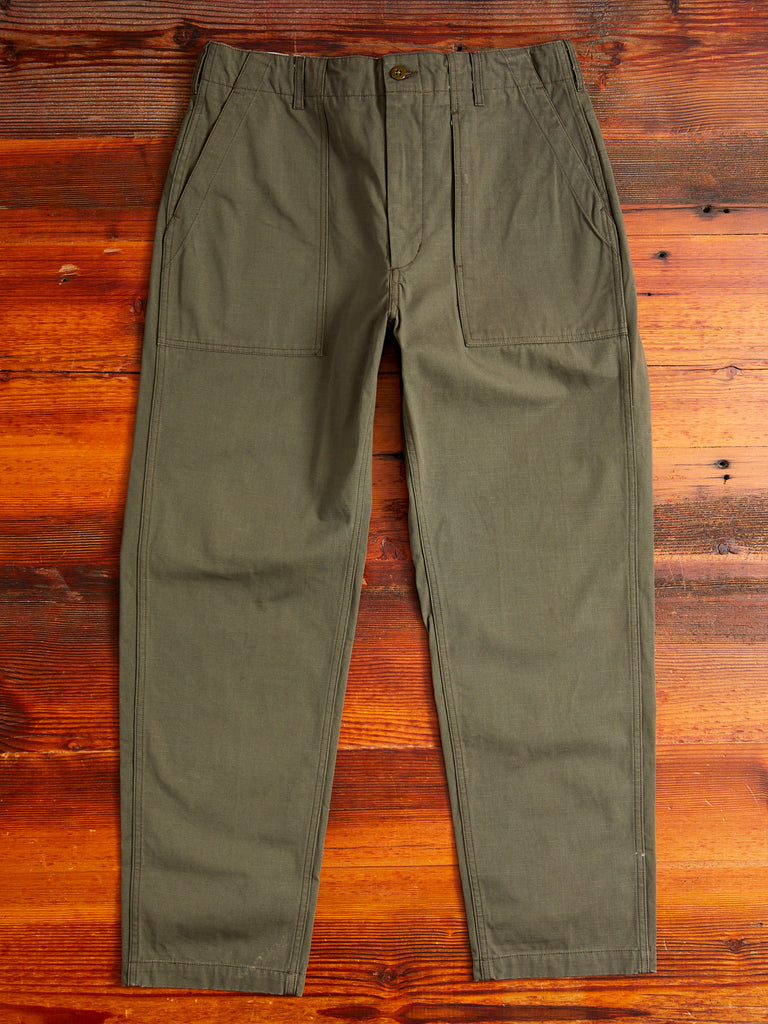 Fatigue Pants in Olive Heavyweight Cotton Ripstop – Blue Owl Workshop