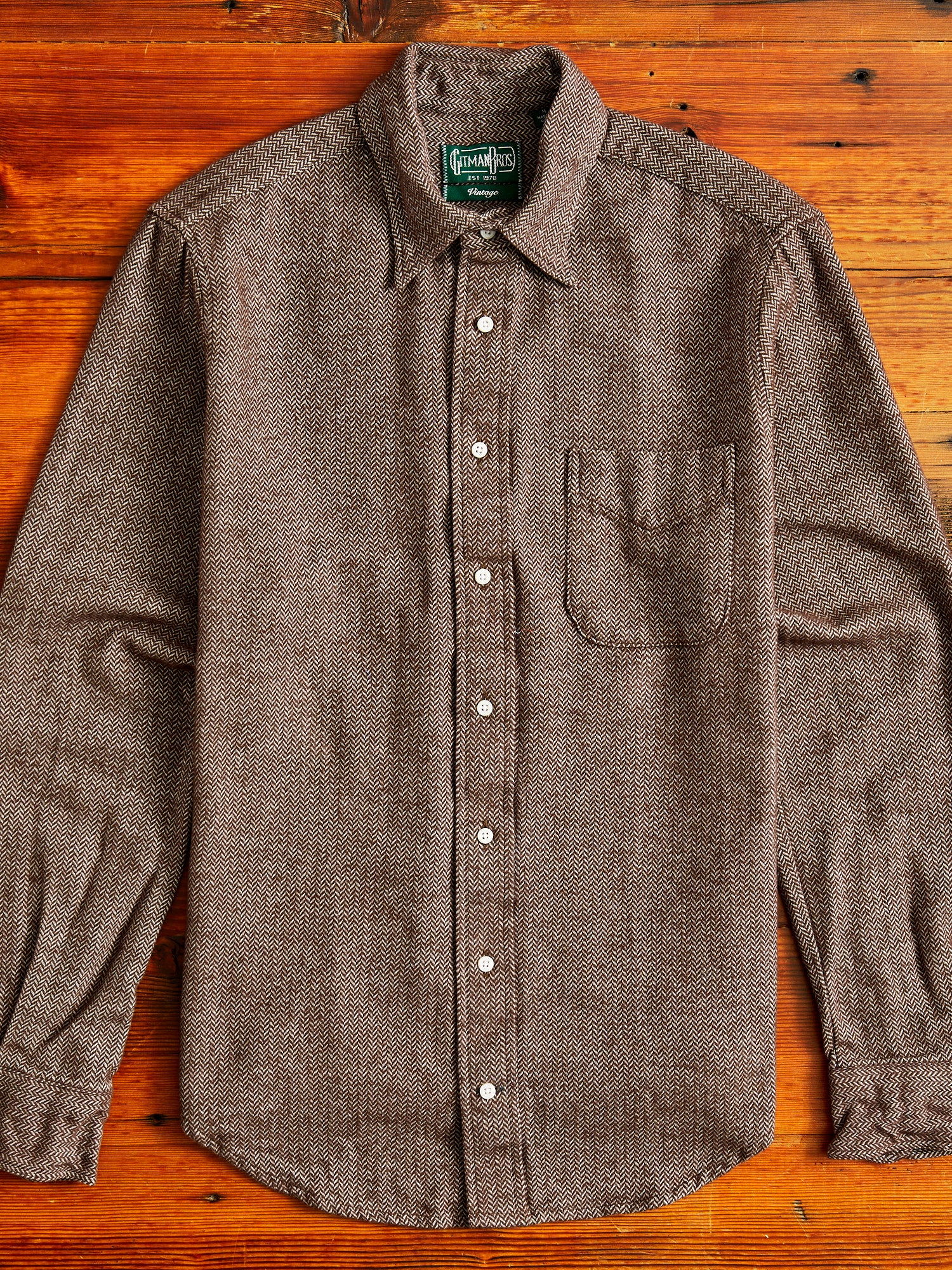 Herringbone Flannel in Brown – Blue Owl Workshop