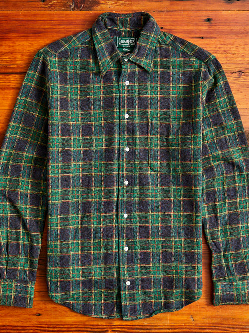 Cotton Tweed Check in Green