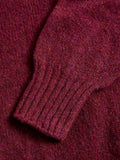 "Birth of the Cool" Wool Sweater in Bordeaux
