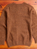 "Birth of the Cool" Wool Sweater in Nuts